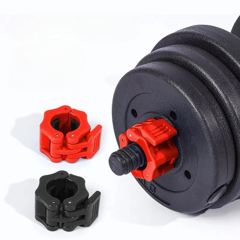 2PCS Thick Barbell and Dumbbell Buckle Austrian Pole Buckle Nut Barbell and Dumbbell Accessory Fixing Quick Release Bucklenails