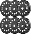 2 Inch Bumper Plates, 10-650Lbs, Barbell Rubber Olympic Weight Plates Set for Home Gym, Strength Training & Weight Lifting, Multiple Options Colors